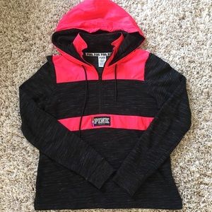 Pink Victoria’s Secret Half-Zip Pullover